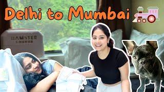 Travelling With My PET In Train | Delhi To Mumbai | Captain Ke Nakhre #krishnamukherjee