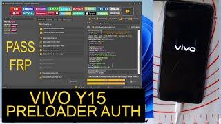 VIVO Y15 PASS AND FRP DONE VIA UNLOCKTOOL PRELOADER AUTH