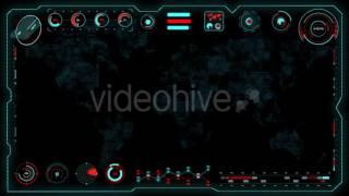 Futuristic HUD Clean Interface | Background Animation Video