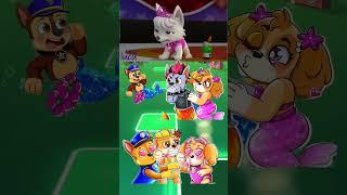 Scary 3D Teacher vs Paw Patrol Exe vs Rubel vs Baby Boss Coffin Dance Tiles Hop #pawpatrol