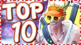 Overwatch - TOP 10 BEST WINTER WONDERLAND SKINS