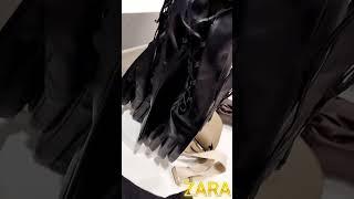 ZARA  hot leather gloves  okt 23 ⭐#fashion #outfit #zara #glamour