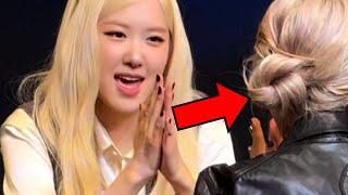 BLACKPINK Rosé's reaction to her lookalike at fansign