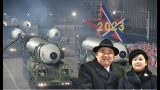 North Korea Military Parade 2023 - 75th Founding Anniversary of the Korean People's Army