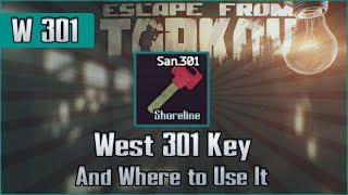 West Wing 301 Key and Use Location - Shoreline - Escape from Tarkov Key Guide