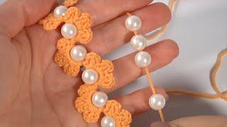 AMAZINGLY SIMPLE /CROCHET for BEGINNERS /Crochet with BEADS