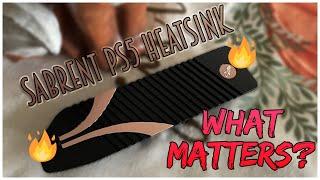 What Matters? - Sabrent PS5 Heatsink