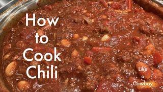 Simple Cowboy Chili