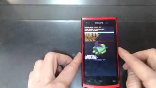 Сброс графического ключа Philips S308 Factory Hard reset