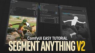 ComfyUI Segment Anything V2 Easy Tutorial Video Image Segment