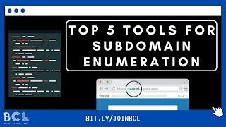 Top 5 Tools for Subdomain Enumeration | T3raByt3