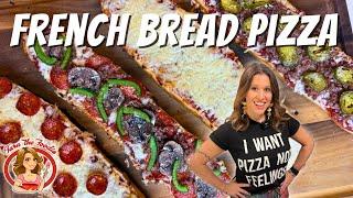 Easy French Bread Pizza (w/ 5-minute Homemade Pizza Sauce!) | Tara the Foodie