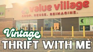 VINTAGE THRIFT WITH ME | VALUE VILLAGE