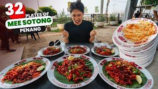 LEGENDARY SOTONG MEE GORENG AT HAMEED PATA! | 32 PLATES EATEN SOLO?! | KING OF MEE GORENG IN PENANG!