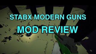 STABX MODERN GUNS MOD REVIEW (minecraft)