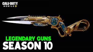 Season 10 New Legendary Guns CODM - COD Mobile Leaks - Lucky Draws 5th Anniversary