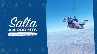 SkyDive Andes Paracaidismo - Promociones Navideñas video Horizontal 1