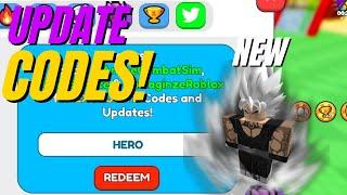 *NEW* UPDATE! HERO* CODES! [UPD 5] Anime Combats Simulator ROBLOX