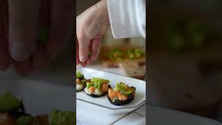Baked Salmon Sushi Cups | The Perfect Easy Appetizer #food #recipe #appetizer
