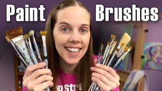 Best Paint Brushes for Acrylic - the Only 3 Paintbrushes YOU Need