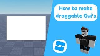 Roblox Studio: How To Make A Frame Draggable