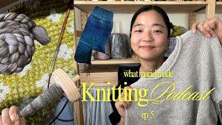 Knitting Podcast Ep. 5: Pressed Flowers Shawl + a spinning dilemma