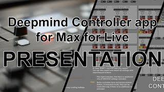 Deepmind Controller app for Max for Live - Presentation