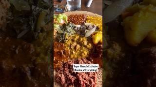My First Time Trying Ethiopian Food! (LA) #foodie #foodvlog #foodshorts #losangeles #food #eating