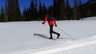 The Rossignol Evo OT 60 can be used in groomed tracks and off trail