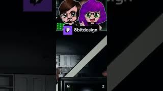 Bitty Jumpscare GET OUT | 8bitdesign on #Twitch #getout #fyp #funnyclips #jumpscares