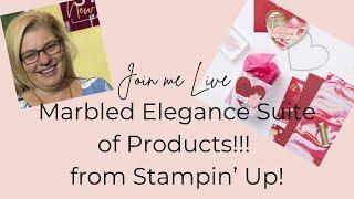 Marbled Elegance Suite from Stampin' Up! Stamping with DonnaG!