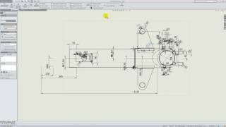 Solidworks. Урок 3.1. Нанесение размеров - создание чертежа