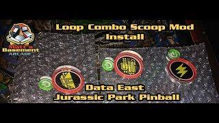 Loop Combo Scoop Mod Install - Jurassic Park Pinball (1993 Data East)