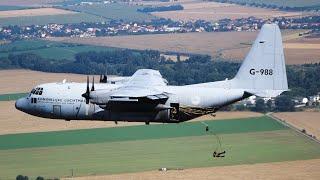 ČESKÉ PADÁKY Z LETOUNU C 130 HERCULES