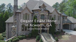 European Elegance Estate Home 11,361 sqft Acworth Home For Sale Under $2.1 Million