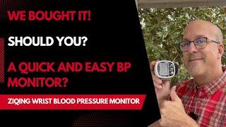 Ziqing Wrist Blood Pressure Monitor - A Quick, Easy and Accurate Blood Pressure Monitor