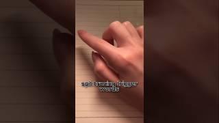 asmr spit painting trigger words tracing #asmr #shorts