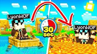 30 SECONDI = MINECRAFT CERCA DI UCCIDERMI!!