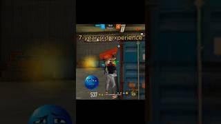 free fire 7 year old experience in free fire #freefire #shorts
