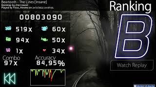 The Lines - Beartooth osu! | (Insane 5,42⭐)