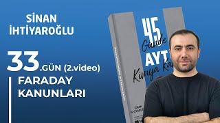 33-2 Faraday Kanunları | 33.Gün 2.video | 45 Günde AYT Kimya | 12.Sınıf | AYT 2025