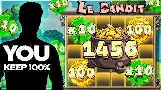 NEW BIGGEST WIN On LE BANDIT SLOT!! (TWO 10X MULTIS)