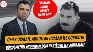 Ömer Öcalan, Abdullah Öcalan'la görüştü: Görüşmenin ardından DEM Parti'den Bahçeli'ye ilk yanıt!