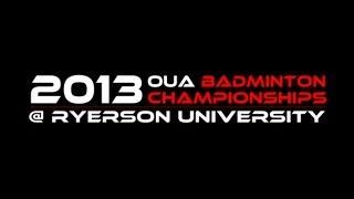 2013 OUA Championship - MS R16 - Jason Mak (York) vs Matthew Marr (Waterloo)