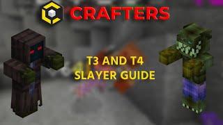 Want t3 and t4 slayer ? Watch This CraftersMC Pro Guide | slayer full guide in craftersmc skyblock