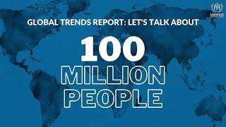 UNHCR's Global Trends Report: 100 million people displaced