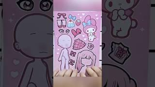 Sticker My Melody #asmr #mymelody #sanrio #shorts