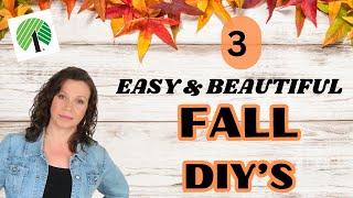 (((3))) FUN and UNUSUAL FALL DOLLAR TREE  DIY'S!!  | WHAT WOOD YOU MAKE COLLAB