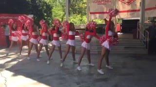 Spartak Angels на презентации  команды ХК Спартак