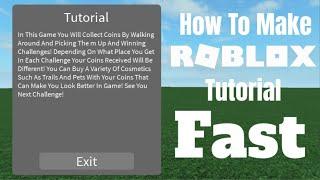 How To Make Your Own Roblox Tutorial GUI! (Roblox Studio 2020)